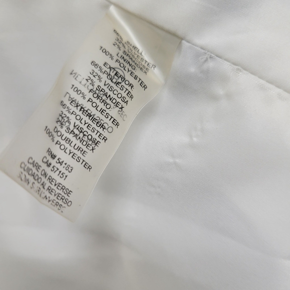 Karl Lagerfeld Women's Windowpane Plaid Blazer Size 8 Excellent Condition - Picture 10 of 12